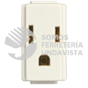 E2023 CONTACTO TOMA DE CORRIENTE POLARIZADA Y ATERRIZADA 15A 127/250V MODUS MARFIL BTICINO