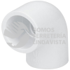 45411 PVC-561 CODO 90GRADOS DE PVC DE 1/2" FOSET
