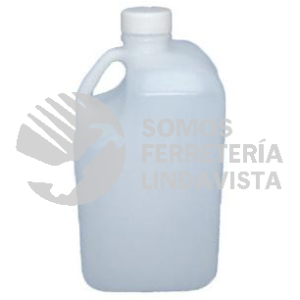 ENVASE3 GARRAFON POLIETILENO ENVASE ALTA DENSIDAD INDUSTRIAL 5 L NATURAL