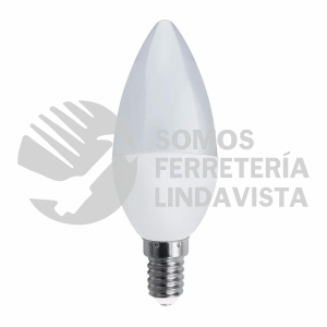 DECORATIVA E-12 LAMPARA DE BAJO CONSUMO 7W TIPO VELA 2700K 40W LAITING