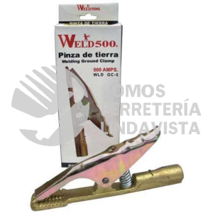 WLD*GC-5 PINZA DE TIERRA DE ACERO DE 500 AMPS WELD500