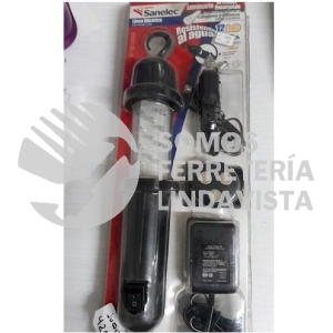 2160 SE-LUTR-12L LUMINARIO LAMPARA DE TRABAJO RECARGABLE 12 LEDS RESISTENTE AL AGUA SANELEC