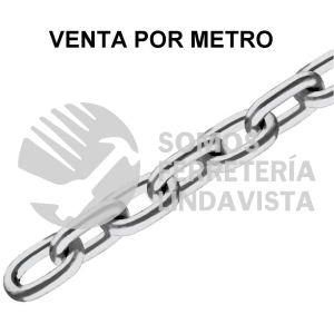 44262 CAPU-1/4 METRO DE CADENA PULIDA DE 1/4" 35 M EN CUBETA FIERO
