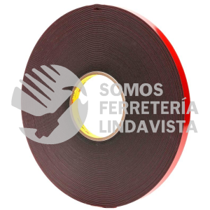 4611 12X33 70006293891 CINTA DE DOBLE CARA ESPUMA ACRILICA ADHESIVA (12 7MMX32 9M) 1/2" 3M