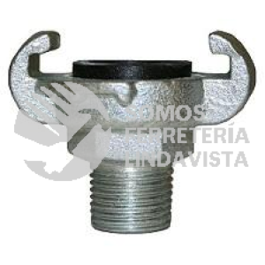 CTG-M01019 CONEXION DE GARRA MACHO GALVANIZADA 3/4" (19 0 MM) NACIONAL