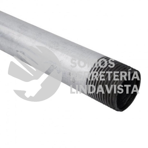 TUBO369 TUBO REDONDO GALVANIZADO 1"X6 M CED 40 NACIONAL