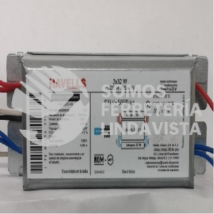 P423270-19 BALASTRO ELECTRONICO 2X32W T8 DE 120V HAVELLS