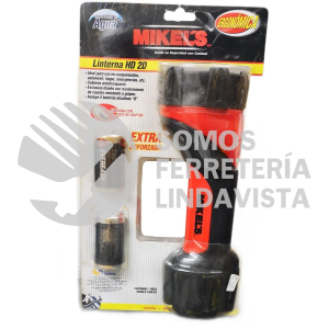 LEHD-20 LINTERNA LAMPARA DE MANO REFORZADA CONTRA AGUA HD 2D MIKELS