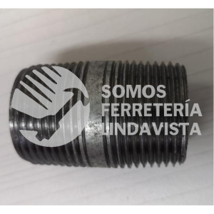 565-020 NIPLE DE ACERO GALVANIZADO C/ VASTAGO 1" X 2" MUELLER