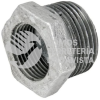 REDUCCION256 REDUCCION BUSHING GALVANIZADA 1" A 1/4"