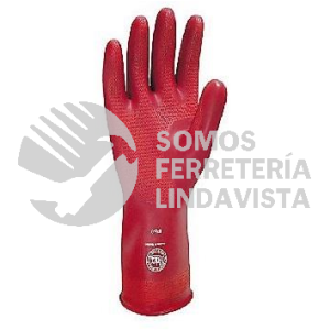 RG-08 10803 GUANTE DE HULE LATEX ROJO # 8 LONG 280MM ADEX