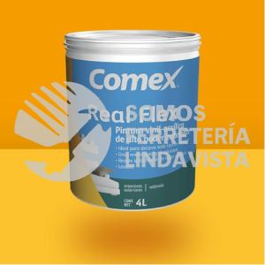 19A0401100 PINTURA BLANCA VINILICA REAL FLEX GALON COMEX
