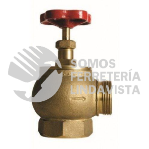 VALVULA391 VALVULA DE GLOBO ANGULAR DE BRONCE HEMBRA 2" MACHO 1-1/2" NACIONAL