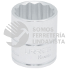 5216 DADO CUADRO DE 3/8", 12 PUNTAS, EN PULGADAS, 1/2" URREA