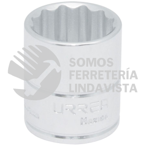 5216 DADO CUADRO DE 3/8", 12 PUNTAS, EN PULGADAS, 1/2" URREA