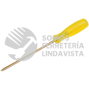 UH9687 DESTORNILLADOR DE BRONCE-ALUMINIO ANTICHISPA, PUNTA PHILLIPS DE #2 URREA