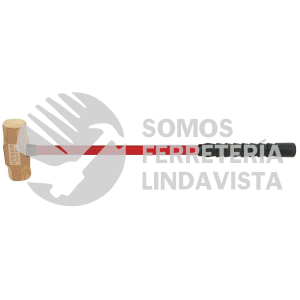 UH73FG MARRO DE BRONCE-ALUMINIO ANTICHISPA DE 15LB CON MANGO EXTRA LARGO DE FIBRA DE VIDRIO 34" URREA