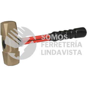 UH67FG MARRO DE BRONCE-ALUMINIO ANTICHISPA DE 2.75LB CON MANGO CORTO DE FIBRA DE VIDRIO 14" URREA