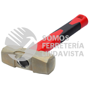 UH68FG MARRO DE BRONCE-ALUMINIO ANTICHISPA DE 4LB CON MANGO CORTO DE FIBRA DE VIDRIO 14" URREA