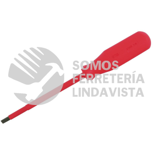 9716 DESTORNILLADOR ROJO 1000 V, PUNTA PLANA 1/4" X 5-7/8" URREA