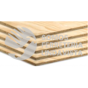 TRIPLAY16 HOJA TRIPLAY DE PINO 16 MM (5/8") 1 22X2 44 NACIONAL