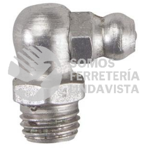 GH-M10X1-290 H-290 GRASERA DE NIPLE ACERO GALVANIZADO M10X1 INDUX