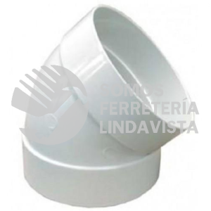 C45PVC CODO 45 GRADOS PVC 50 MM 2" AMANCO