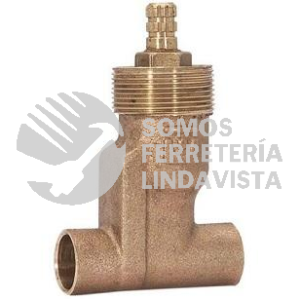 652 CARTUCHO VASTAGO DE BRONCE SOLDABLE PARA LLAVES DE EMPOTRAR 1 PIEZA URREA