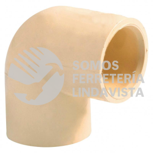 CPVC4120 CODO CPVC 1/2" 90 GRADOS AMANCO