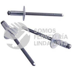 AD66BSLF REMACHE ALUMINIO ABIERTO ALA ANCHA 3/16" (4 76 MM) 3/8" (9 52MM) POP