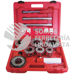 851 JUEGO DE TARRAJA PARA TUBO 1/2" A 2" NPT, 9 PIEZAS URREA