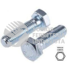 TOR1/4X1/2 TORNILLO ACERO GALVANIZADO HEXAGONAL TIPO MAQUINA 1/4" X 1/2" NACIONAL
