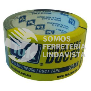 659317 CINTA PARA DUCTOS GRIS PLATA (48MMX50M) TIPO 93-T TUK