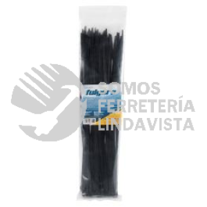 FU0281 CINCHO DE PLASTICO 300 X 4 5 NEGRO 50 PIEZAS FULGORE