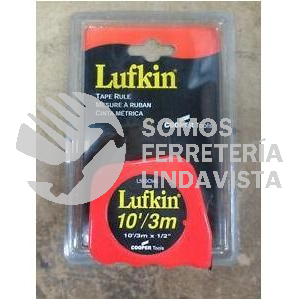 L510CMENOM FLEXOMETRO CINTA METRICA DE 3M METROS / 10" LUFKIN