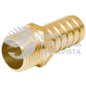 44 CONECTOR DE ESPIGA FIJA BRONCE ROSCA EXTERIOR 1/2" PU NACIONAL