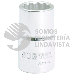 F5818 DADO EN PULGADAS CUADRO DE 1/2", 12 PUNTAS, 9/16" SURTEK