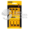 66-052 DESTORNILLADORES DE PRECISION PLASTICO 6 PZAS STANLEY