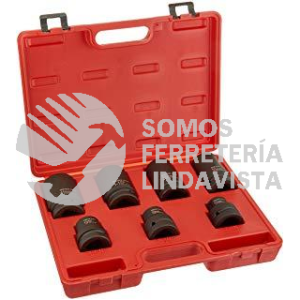 SS8205WS JUEGO DE DADOS SAE Y MÉTRICOS CON 5 PIEZAS CHICAGO PNEUMATIC