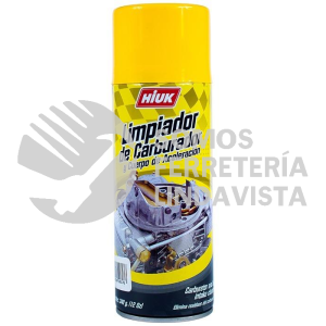 106176 LIMPIADOR DE CARBURADOR Y CUERPO DE ACELERACION 420ML HIUK
