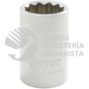 F5830M DADO METRICO CUADRO DE 1/2", 12 PUNTAS, 30 MM SURTEK