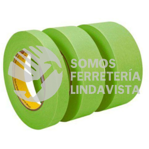 26332 70006246444 CINTA MASKING TAPE PARA ENMASCARAR VERDE TIPO 233+ DE 1/2"X55M 3M