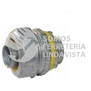47340 CTF-1/2R CONECTOR RECTO 1/2" PARA TUBO FLEXIBLE METALICO VOLTECK
