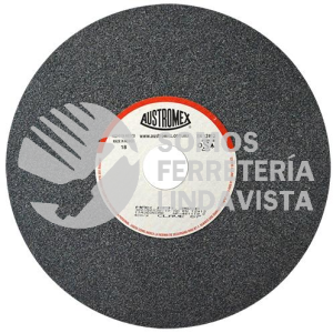 67 RUEDA ABRASIVA VITRIFICADA PARA ESMERILADO DE METAL TIPO 1 GRANO 36 (12"X2"X1-1/2") AUSTROMEX