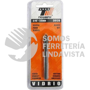 39120 BROCA PARA VIDRIO Y CERAMICA 5/16" TRIUMPH