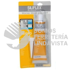 SELLADOR SILIFLEX SELLADOR DE SILICON TRANSPARENTE 72 ML SILIFLEX WACKER