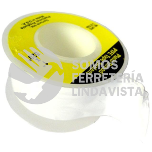 06C2IPTSB115 CINTA PLASTI-THREAD 1" X 520" DENS STD BLANCA GARLOCK