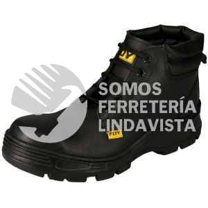 144536 BOTAS DE SEGURIDAD COLLARIN DOBLE CON CASQUILLO DE ACERO #27 CM FOY