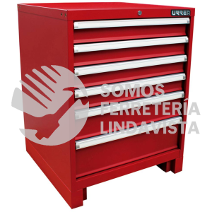 X28F6 GABINETE FIJO 6 GAVETAS 28" SERIE X URREA