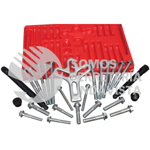 4205A JUEGO DE EXTRACTOR AUTOMOTRIZ DE VOLANTE TIPO C, 25 PIEZAS URREA